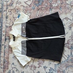 NWT ​Harley-Davidson Women's Classic Colorblock Zip-Front Shirt Aruba Edition Lg